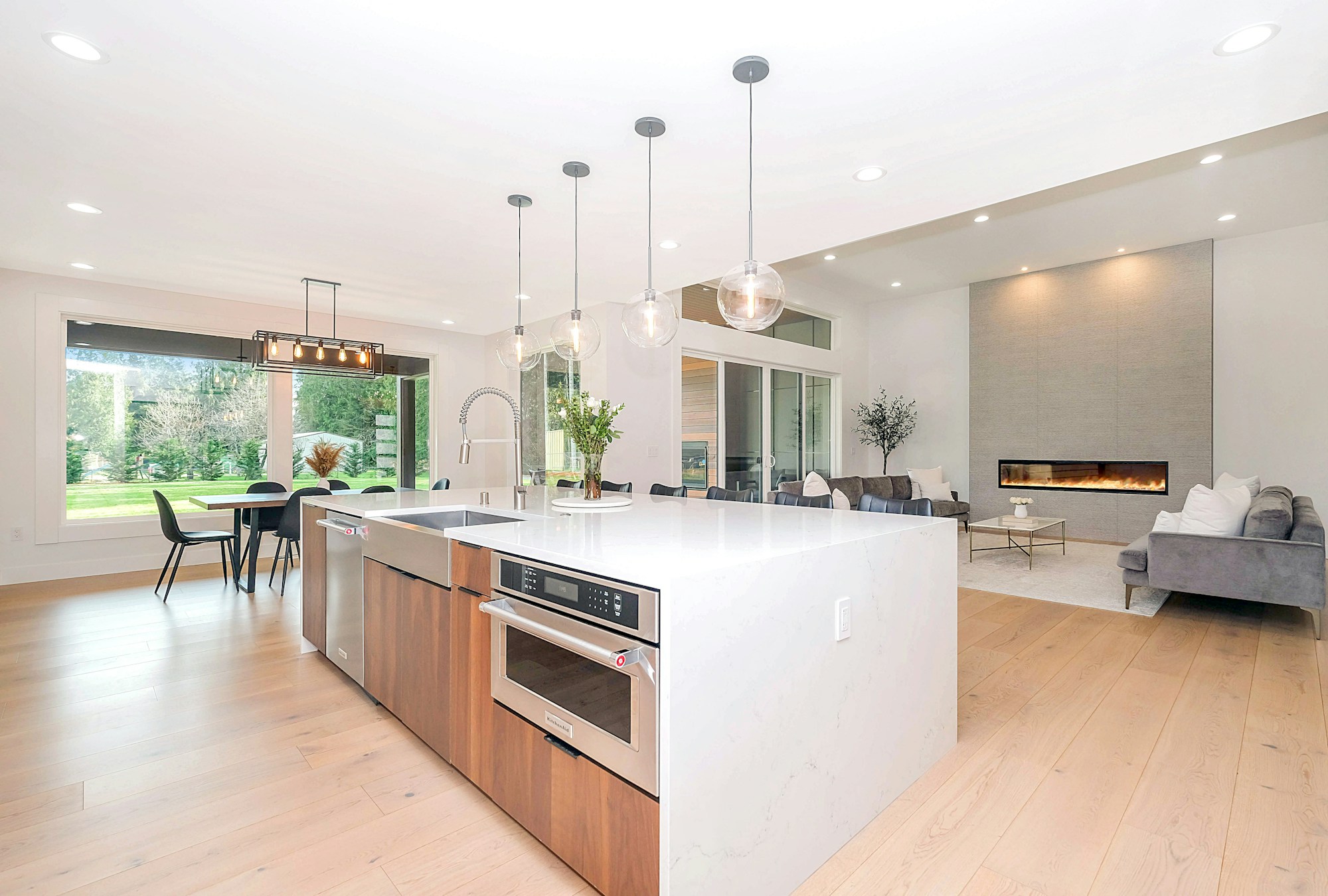 Recent kitchen and living remodel